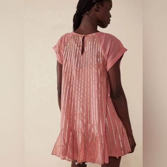 Free People Pink Mini Dress - Picture 2 of 9